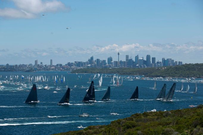 Jachting: start závodu Sydney - Hobart 2013