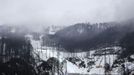 A general view shows the Extreme Park, a Sochi 2014 Winter Olympics venue for the snowboard and skiing freestyle events in Rosa Khutor near Sochi February 12, 2013. Although many complexes and venues in the Black Sea resort of Sochi mostly resemble building sites that are still under construction, there is nothing to suggest any concern over readiness. Construction will be completed by August 2013 according to organizers. The Sochi 2014 Winter Olympics opens on February 7, 2014. REUTERS/Kai Pfaffenbach (RUSSIA - Tags: CITYSCAPE BUSINESS CONSTRUCTION ENVIRONMENT SPORT OLYMPICS) Published: Úno. 12, 2013, 11:15 dop.