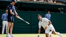 Djokovič vs. Del Potro, semifinále Wimbledonu 2013.