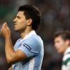 Evropská liga: Sporting Lisabon - Manchester City (Sergio Agüero, smutek)