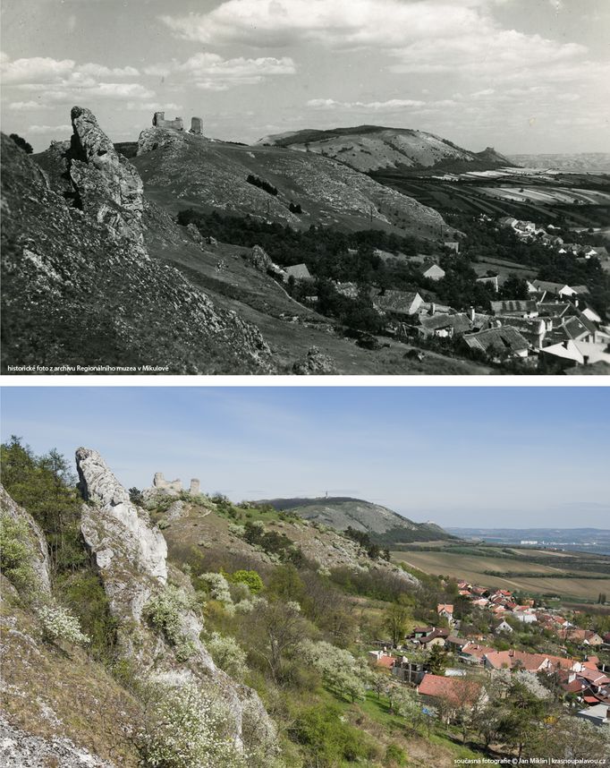 CHKO Pálava dříve a v součanosti