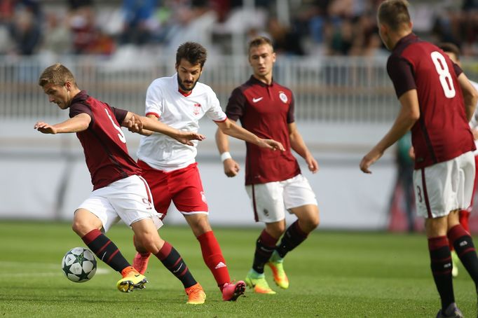 Sparta Praha U19 - Mladost Podgorica, Youth League, Zinedin Mustedanagič