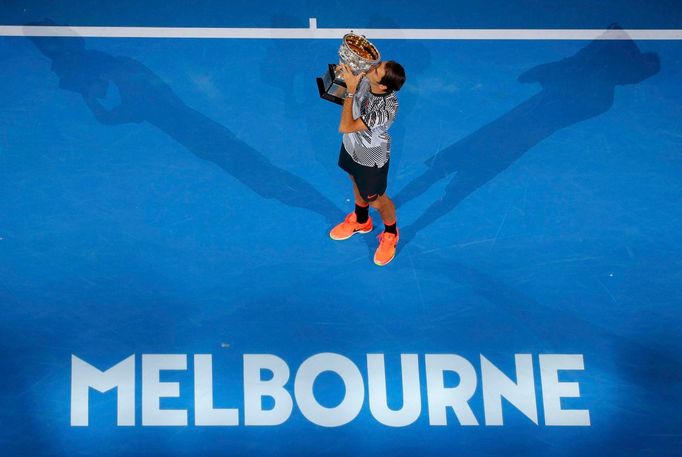 Roger Federer ve finále Australian Open 2017