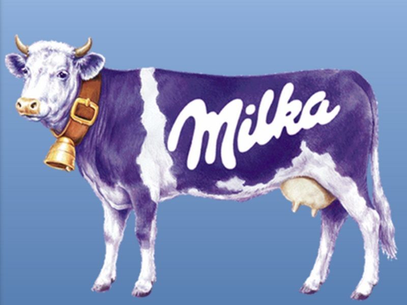 Milka Fialová kráva 1972