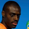 Netherlands' national soccer player Bruno Martins Indi arrives to attend a media conference at Corinthians arena in Sao Paulo