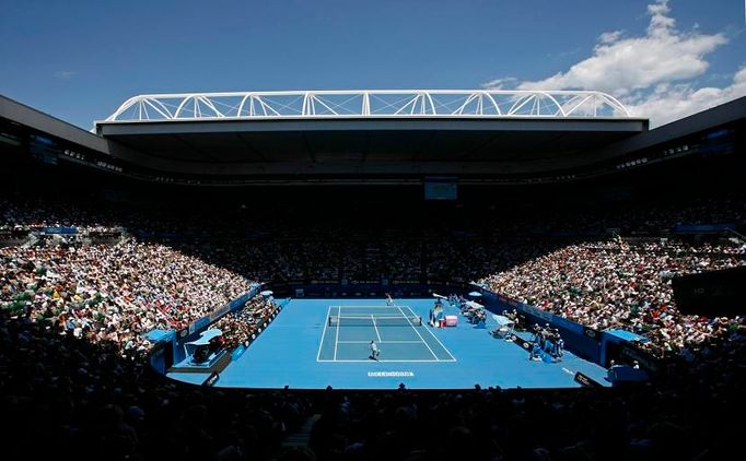 Sobota odpoledne, Rod Laver Arena, Melbourne, Austrálie