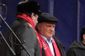 Lenin, Brežněv, VŘSR. V Moskvě se sešli stoupenci rudé.