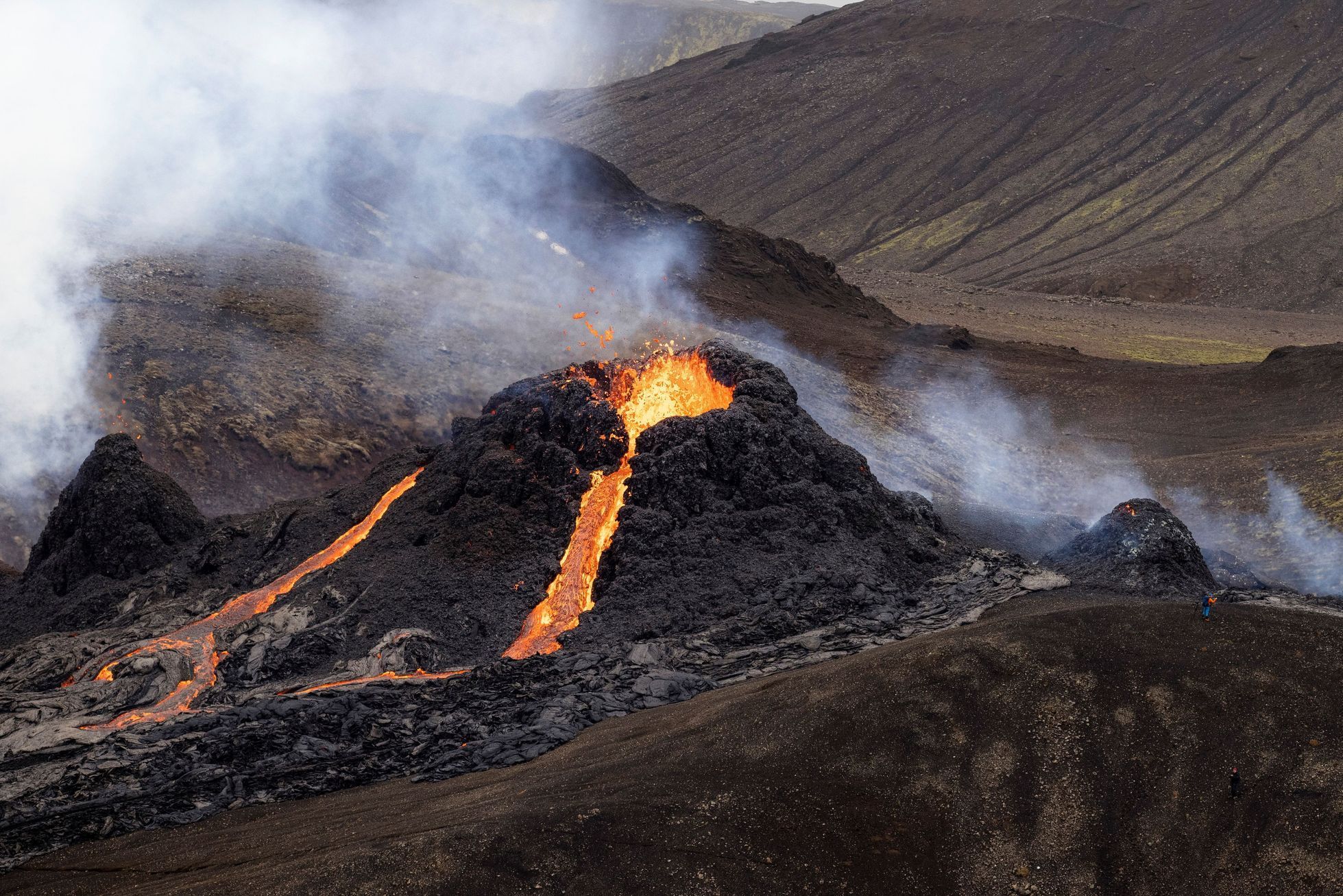 island sopka výbuch erupce