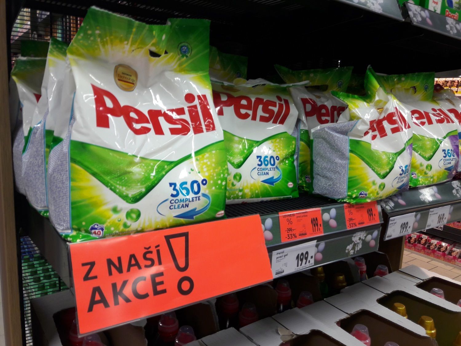 Kaufland Podbaba duben 2019 nakupování