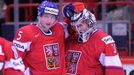 Hokej, MS 2013, Česko - Slovinsko: Ladislav Šmíd a Ondřej Pavelec