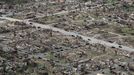 Aerial view of the Joplin tornado damage An aerial view of the extensive tornado damage to the city of Joplin, Missouri, is seen on Tuesday morning on May 24, 2011. (J.B. Forbes/St. Louis Post-Dispatch/MCT)