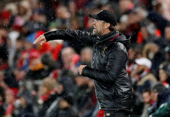 Jürgen Klopp v osmifinále Ligy mistrů 2019