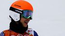 Vanessa Mae v obřím slalomu na olympiádě v Soči