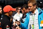 Lewis Hamilton a Pavel Turek