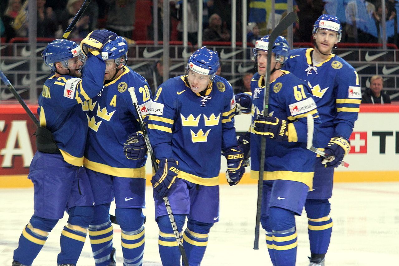 MS v hokeji 2013, Česko - Švédsko: radost Švédska