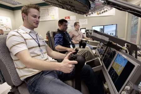 Zde testují inženýři Boeingu software pro Boeing 787.