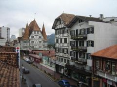 Centrum Blumenau má výrazně německý charakter