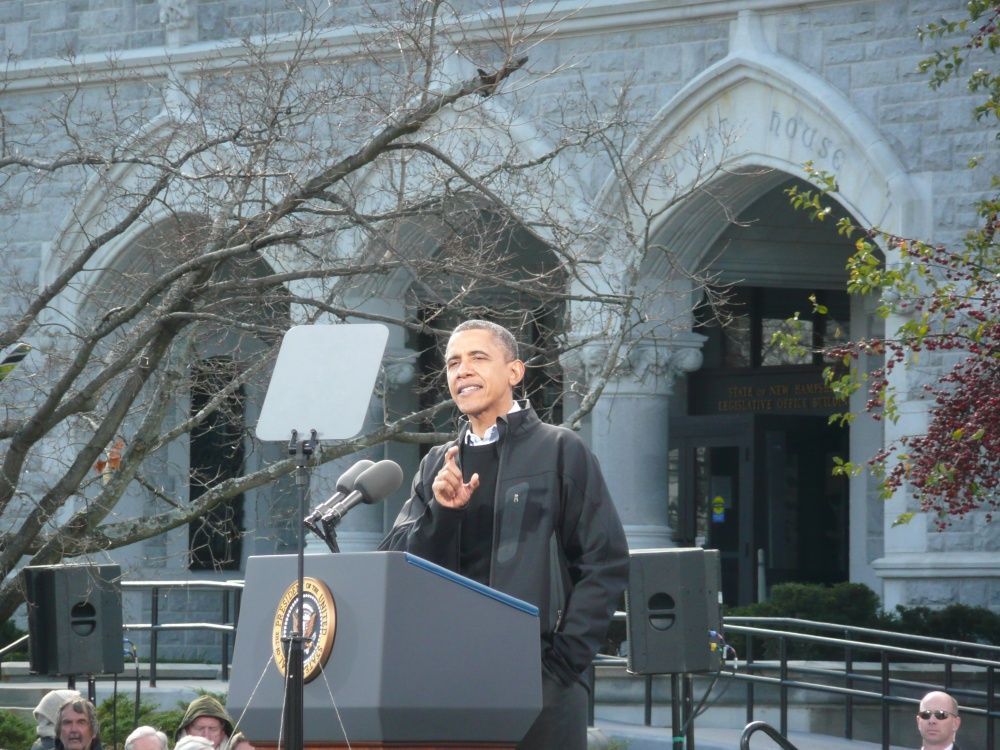 Mítink Baracka Obamy