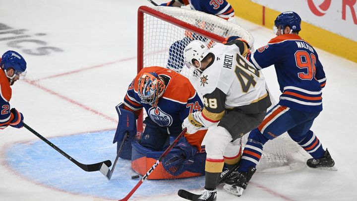 Hertl je s Vegas na pokraji vyřazení. Bude volný pro MS?; Zdroj foto: Reuters