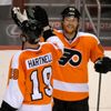 NHL: Washington Capitals vs Philadelphia Flyers (Voráček a Hartnell)
