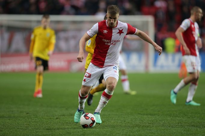 24. kolo HET ligy, Slavia - Karviná: Jakub Jugas