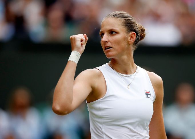 Karolína Plíšková v semifinále Wimbledonu 2021