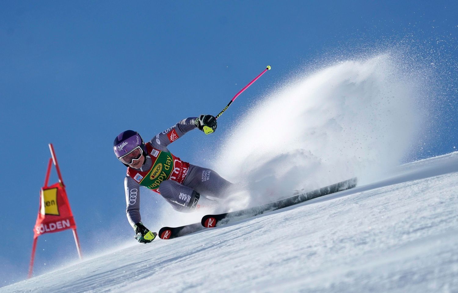 SP 2017-18, obří slalom Ž (Sölden): Tessa Worleyová