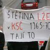 Demonstrace na podporu Jiřího Čunka