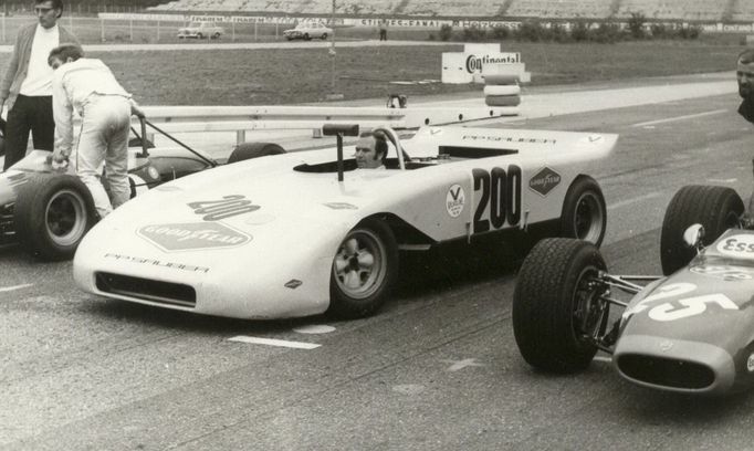 Peter Sauber v roce 1970 na Hockenheimringu