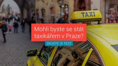 Mohli byste se stát taxikářem v Praze? Zkuste si test