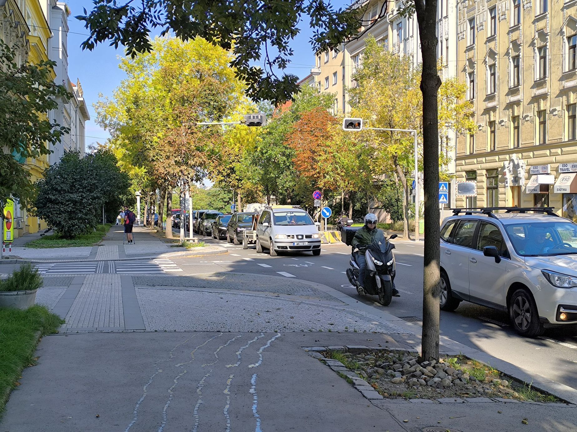 Cyklopruh a motorkáři