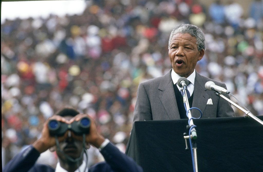 Nepoužívat v článcích! / Fotogalerie: Nelson Mandela / Propuštění z vězení / 1990