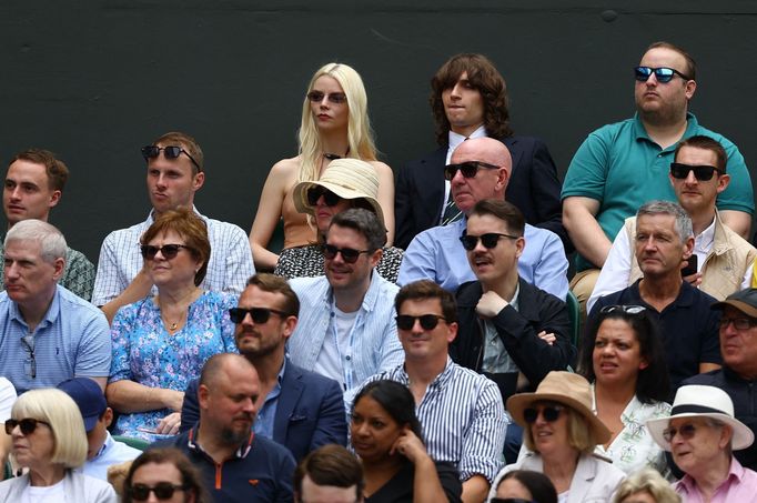 Wimbledon 2024, finále žen (Anya Taylor-Joy)