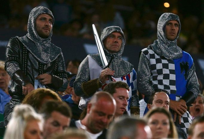 Australian Open, den třetí (britští fanoušci Andy Murrayho)