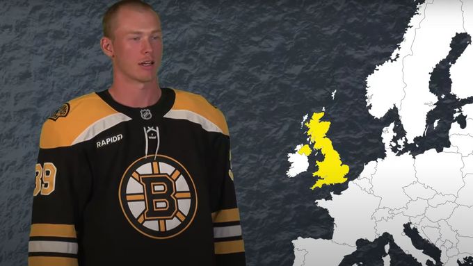 Podívejte se, jak se hráči Bostonu popasovali se slepou mapou Evropy.