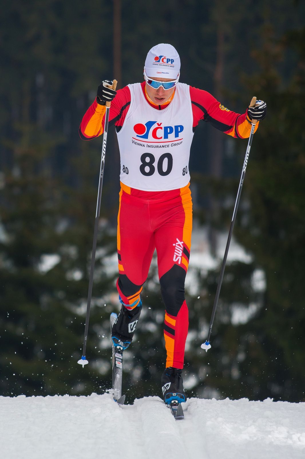 Michal Novák na MČR v běhu na lyžích