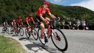 Jezdci týmu Sunweb Nikias Arndt, Michael Matthews a Nicolas Roche ve 12. etapě Tour de France 2019