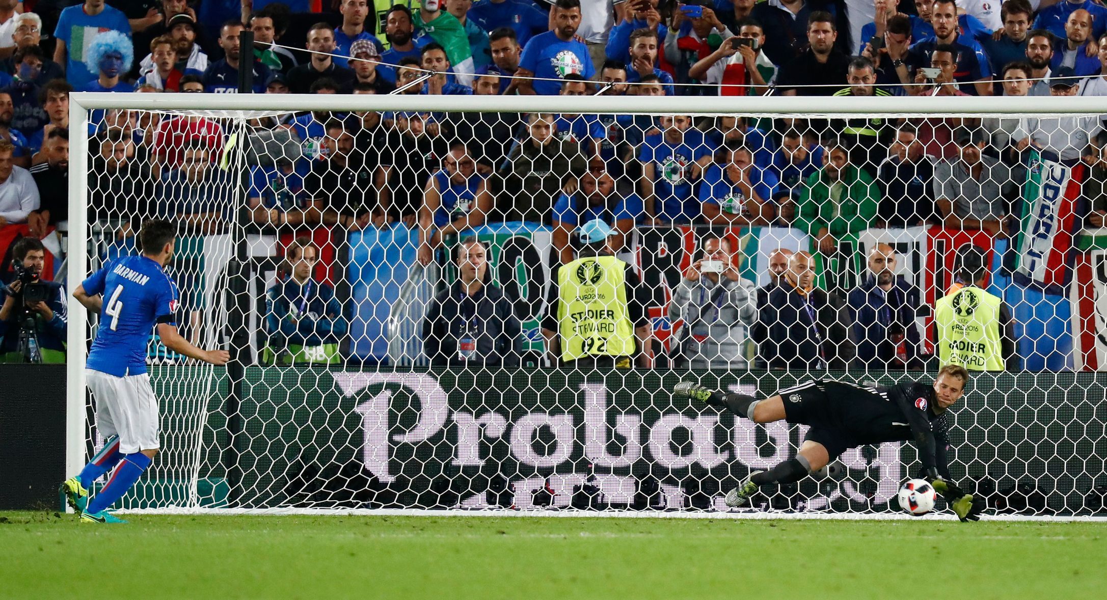 Euro 2016, Německo-Itálie: Matteo Darmian neproměnil penaltu