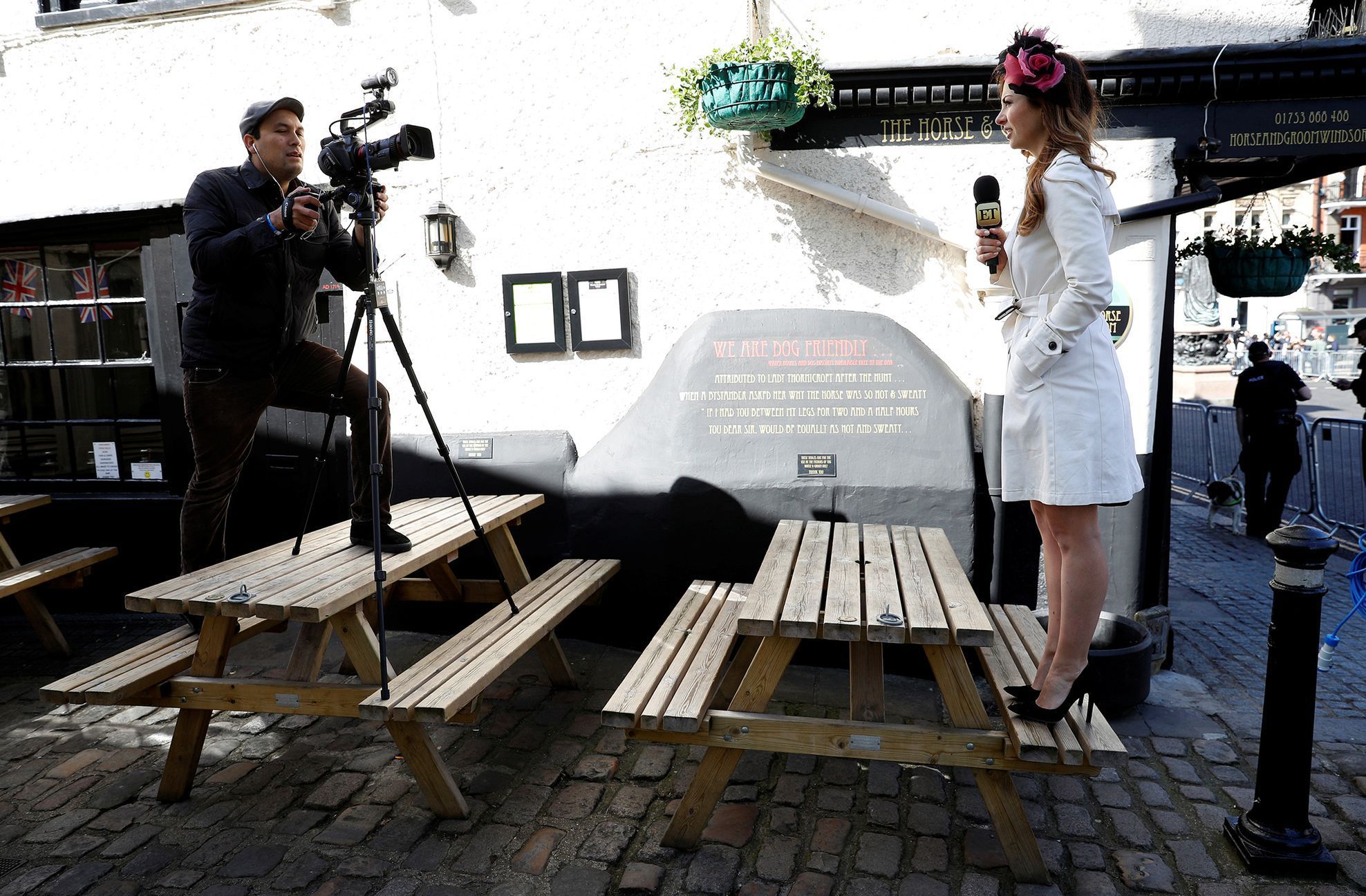 FOTOGALERIE / Přípravy na královskou svatbu / Prince Harry a Meghan Markle / Reuters / 8