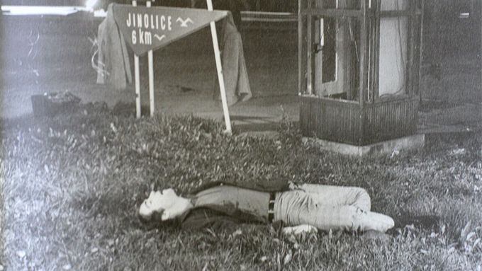 Jedna z obětí střelby polských vojáků v září 1968 v Jičíně.