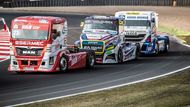 Piloti prakticky domácí stáje s centrem pro truckové závody v Roudnici nad Labem ale nejsou historicky nejúspěšnějšími jezdci. Španěl Antonio Albacete (v čele)...