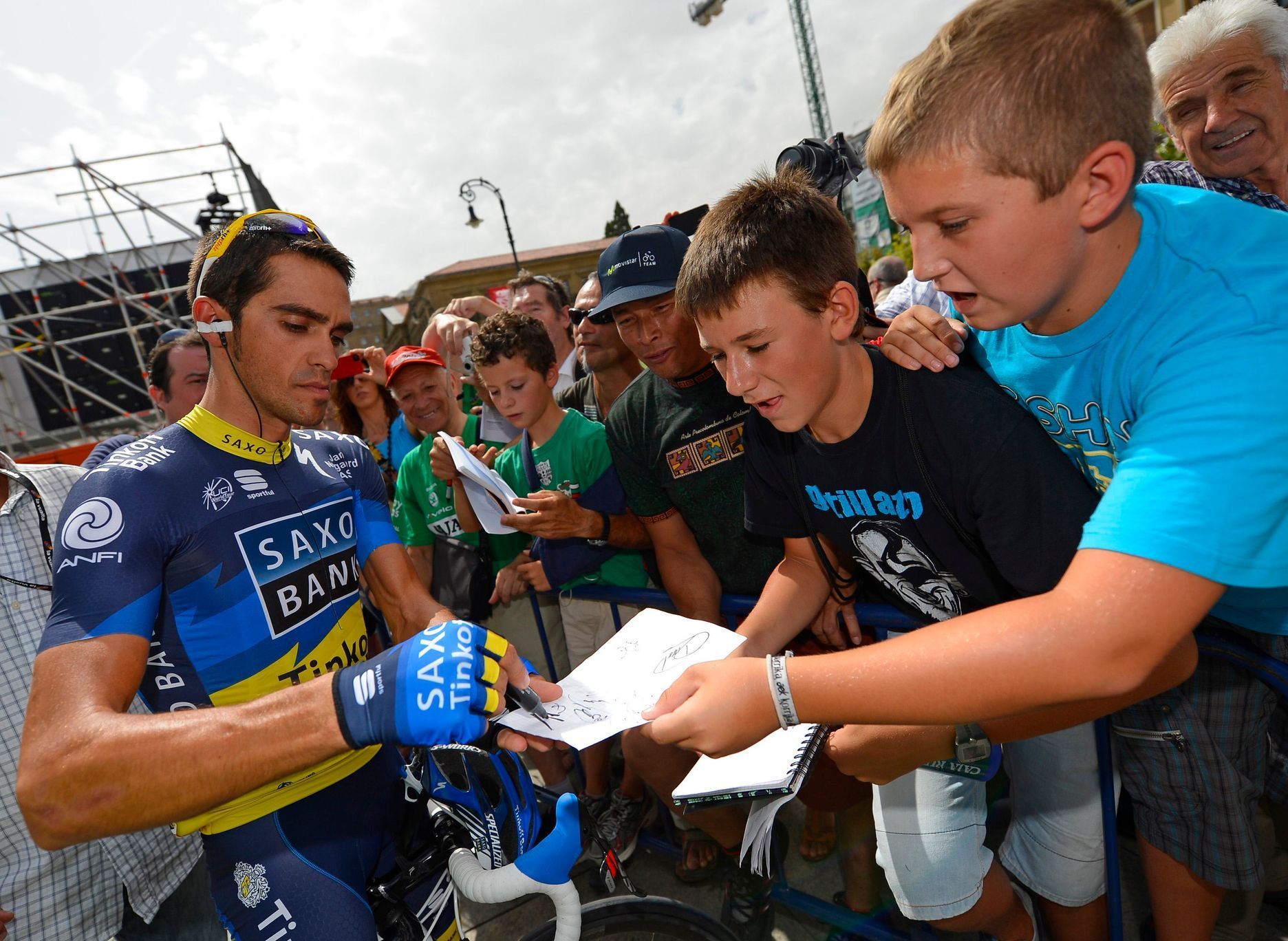 Alberto Contador na letošní Vueltě