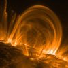Coronal loops observed by NASA’s Transition Region And Coronal Explorer (TRACE) spacecraft. Credit: NASA/TRACE