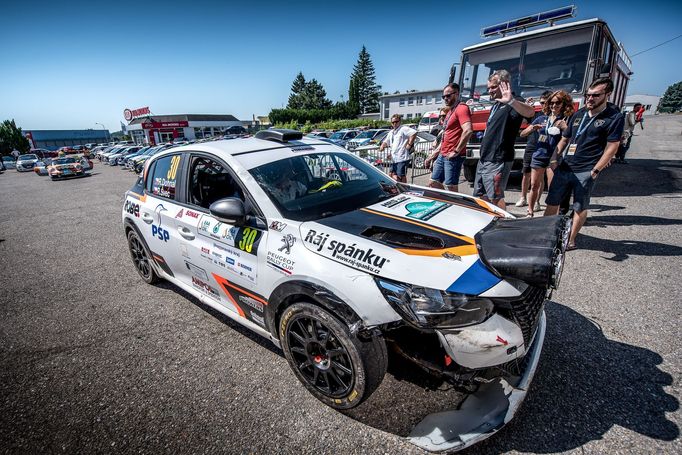 René Dohnal, Peugeot 208 Rally4 na trati Rallye Hustopeče 2021