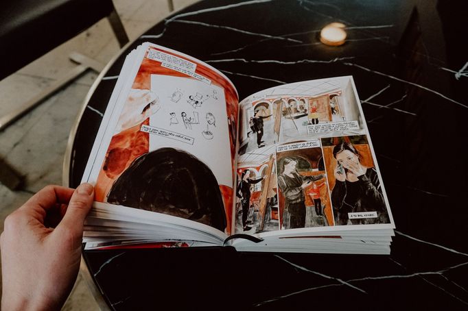 Ukázka z Komiksové učebnice komiksu.