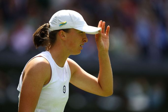 Iga Šwiateková na Wimbledonu 2022