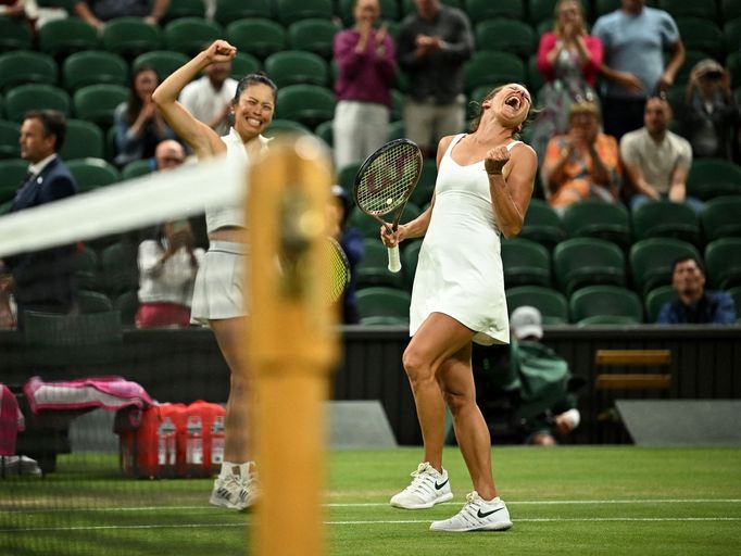 Sie Šu-wej, Barbora Strýcová, Wimbledon 2023