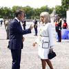 Francie, Paříž, vojenská přehlídka, den Bastily, Macron