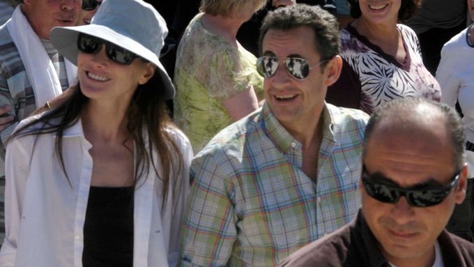 Nicolas Sarkozy s Carlou Bruniovou.