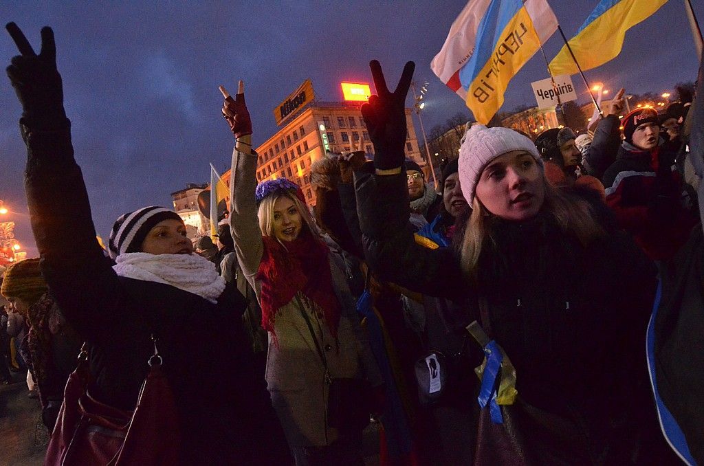 Demonstrace v Kyjevě